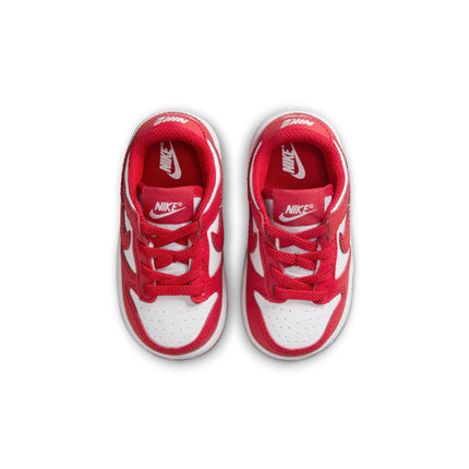 Nike (TD) Dunk Low - White/University Red