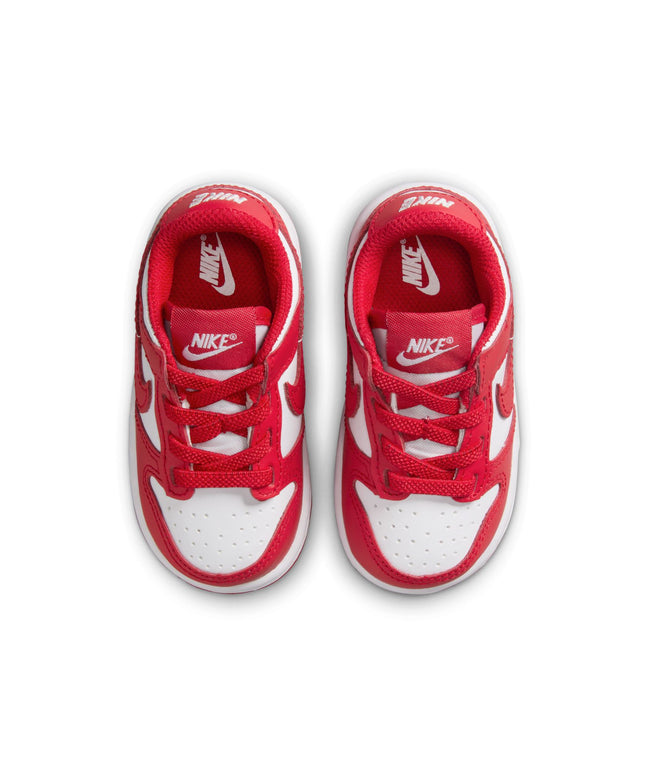 Nike (TD) Dunk Low - White/University Red