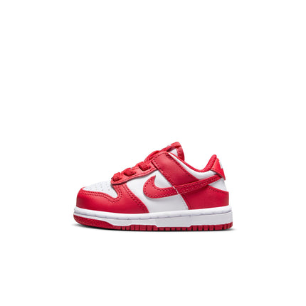 Nike (TD) Dunk Low - White/University Red
