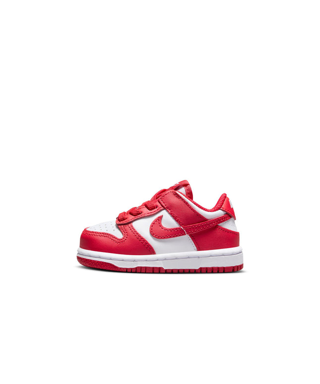 Nike (TD) Dunk Low - White/University Red