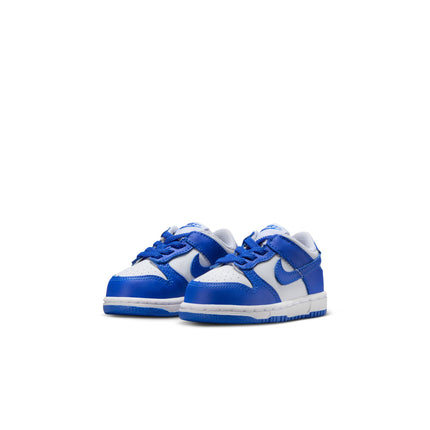 Nike (TD) Dunk Low - White/Hyper Royal