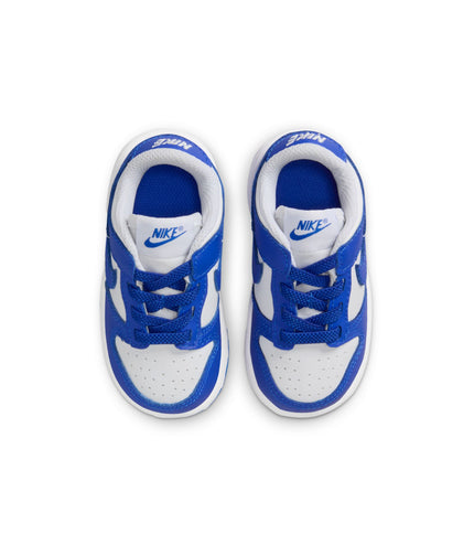 Nike (TD) Dunk Low - White/Hyper Royal