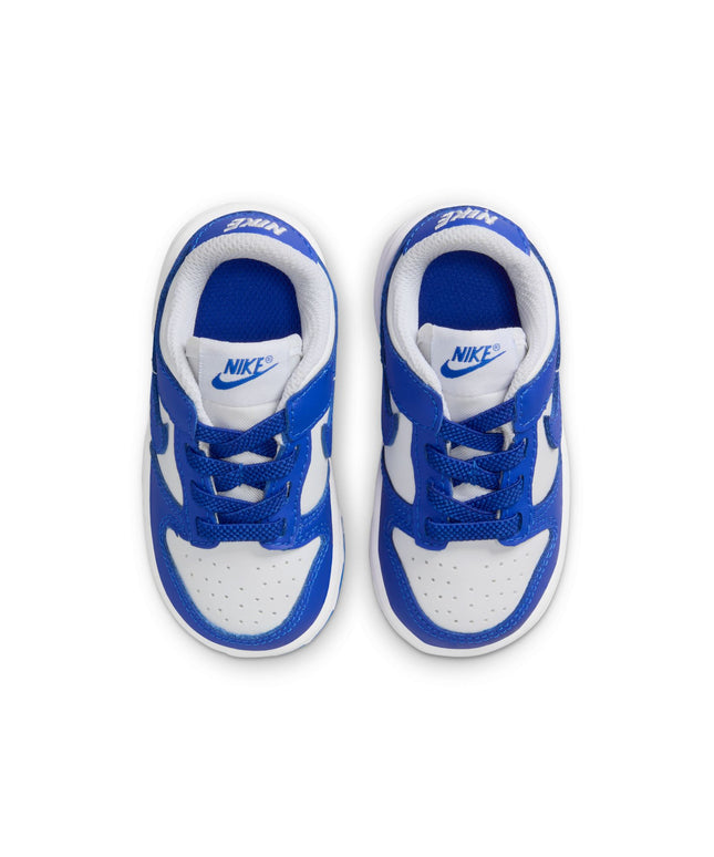 Nike (TD) Dunk Low - White/Hyper Royal