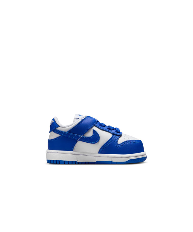 Nike (TD) Dunk Low - White/Hyper Royal