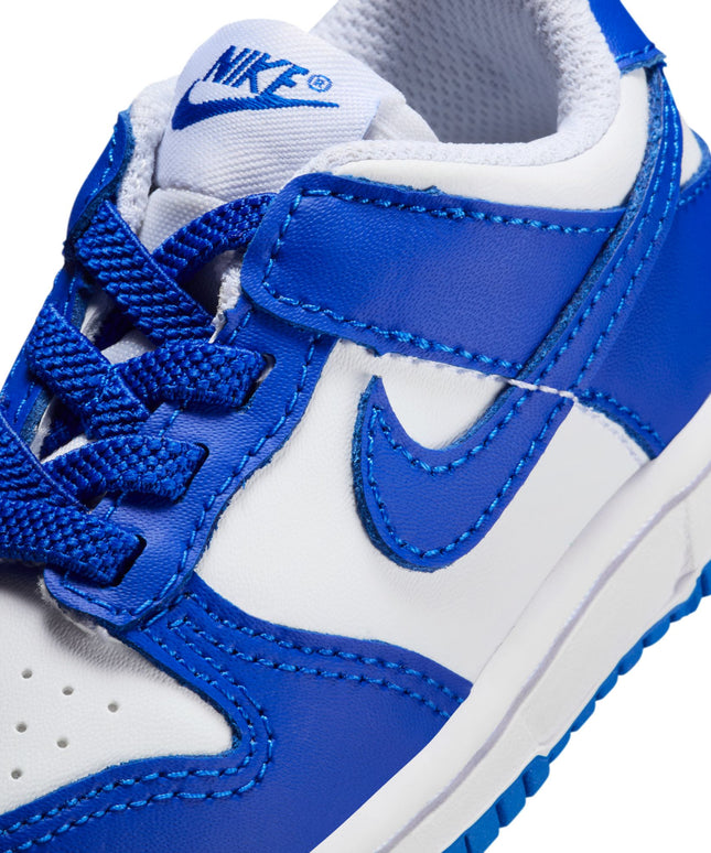 Nike (TD) Dunk Low - White/Hyper Royal