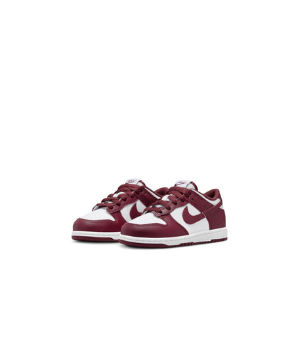 Nike (PS) Dunk Low - White/Redwood