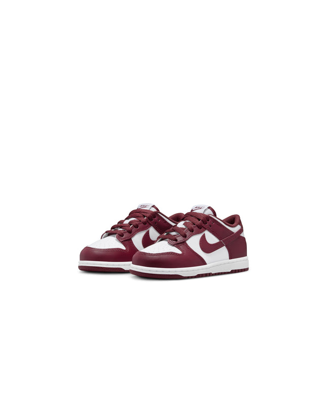 Nike (PS) Dunk Low - White/Redwood