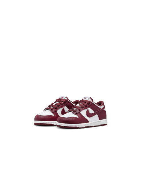 Nike (PS) Dunk Low - White/Redwood