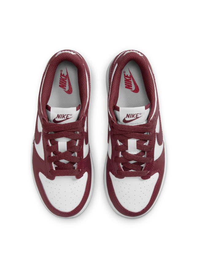 Nike (PS) Dunk Low - White/Redwood