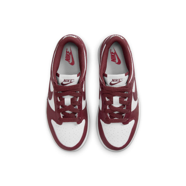 Nike (PS) Dunk Low - White/Redwood