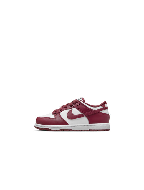 Nike (PS) Dunk Low - White/Redwood