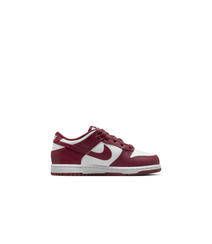 Nike (PS) Dunk Low - White/Redwood