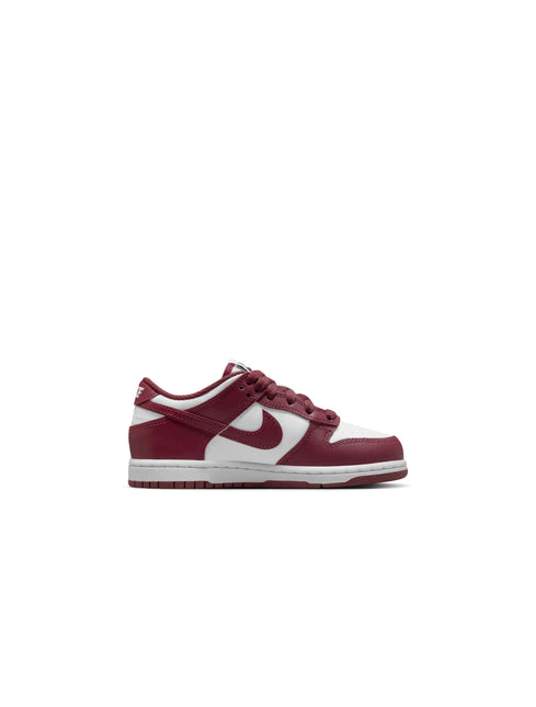 Nike (PS) Dunk Low - White/Redwood