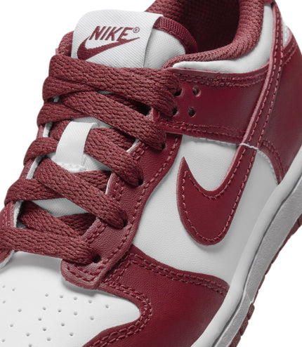 Nike (PS) Dunk Low - White/Redwood