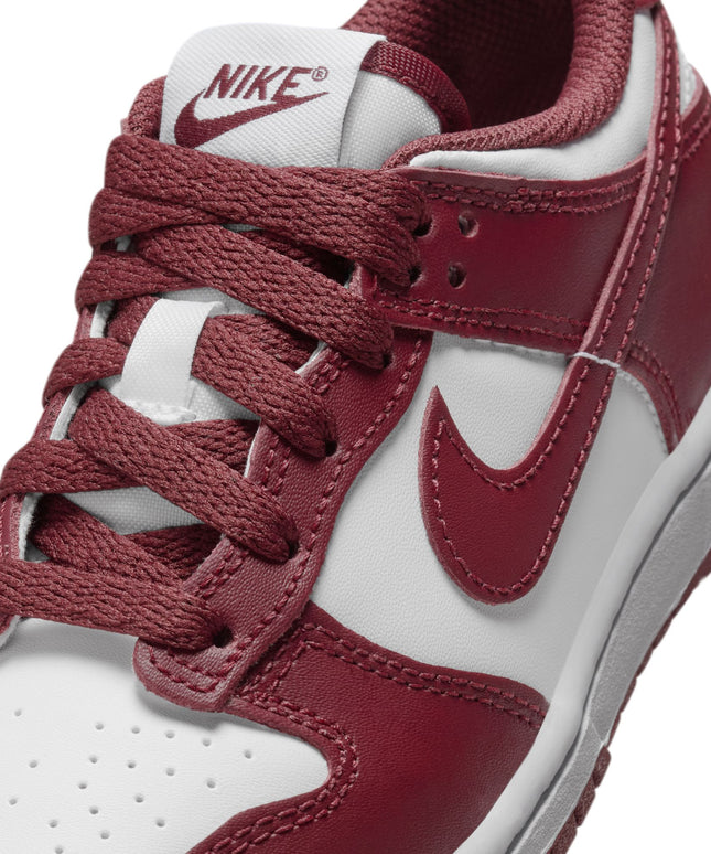 Nike (PS) Dunk Low - White/Redwood