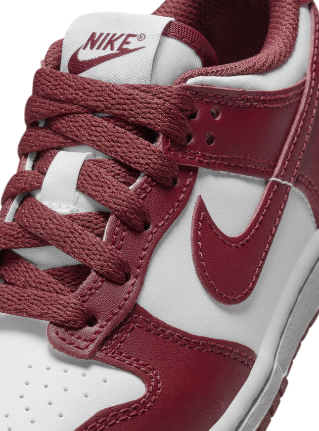 Nike (PS) Dunk Low - White/Redwood