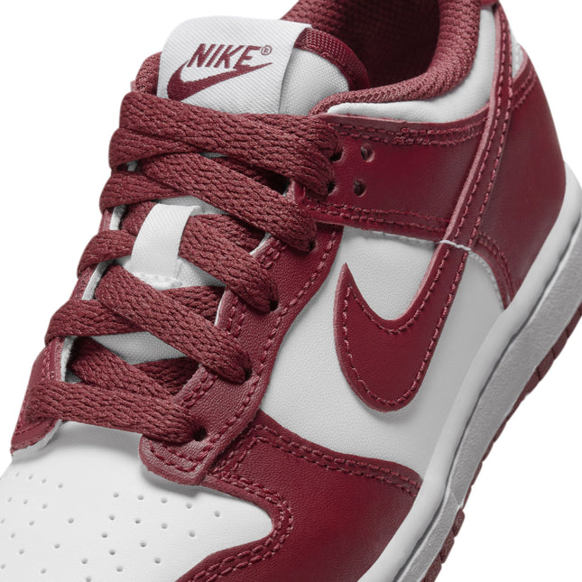 Nike (PS) Dunk Low - White/Redwood