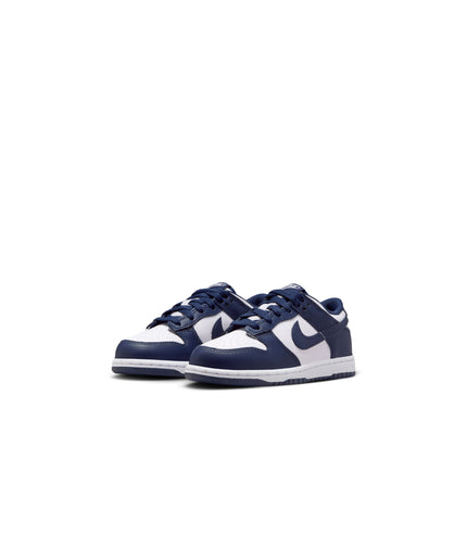 Nike (PS) Dunk Low - White/Navy