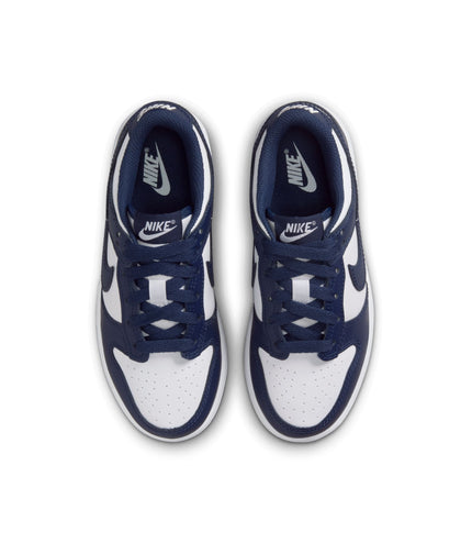 Nike (PS) Dunk Low - White/Navy