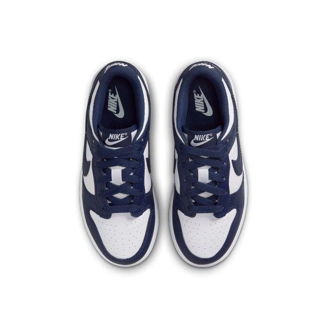 Nike (PS) Dunk Low - White/Navy