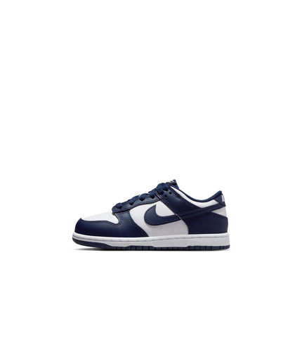 Nike (PS) Dunk Low - White/Navy