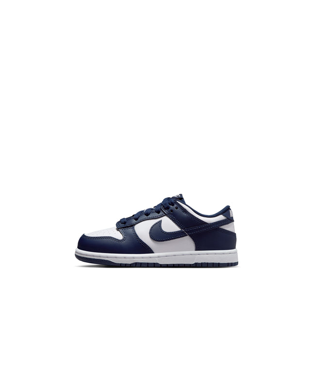 Nike (PS) Dunk Low - White/Navy