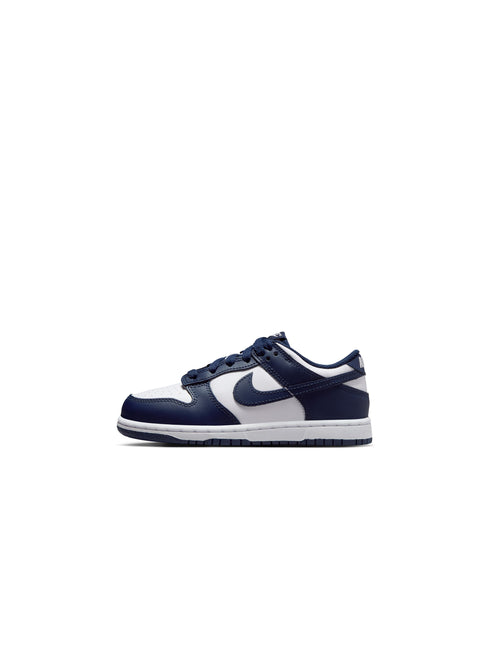 Nike (PS) Dunk Low - White/Navy