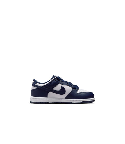 Nike (PS) Dunk Low - White/Navy