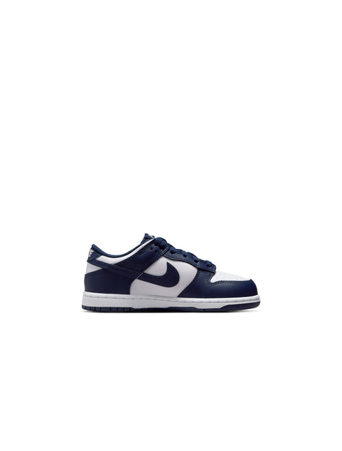 Nike (PS) Dunk Low - White/Navy