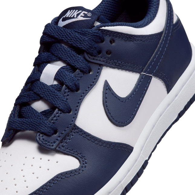 Nike (PS) Dunk Low - White/Navy