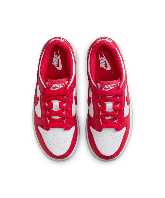 Nike (PS) Dunk Low - White/University Red