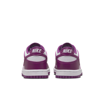 Nike Big Kids Dunk Low - White/Viotech