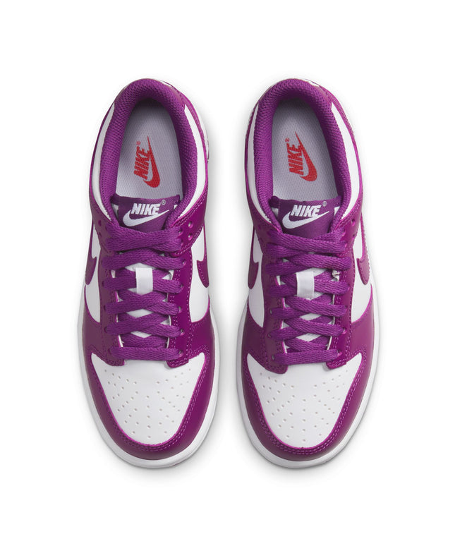 Nike Big Kids Dunk Low - White/Viotech