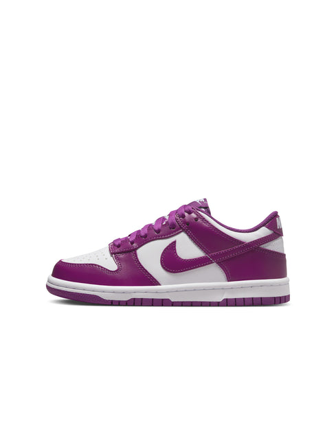 Nike Big Kids Dunk Low - White/Viotech