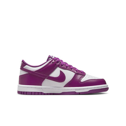 Nike Big Kids Dunk Low - White/Viotech
