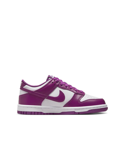 Nike Big Kids Dunk Low - White/Viotech