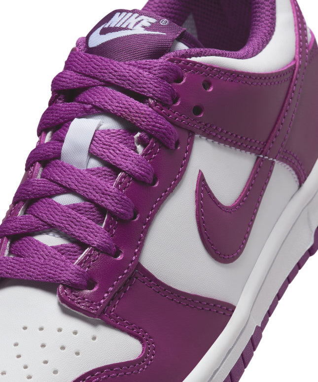 Nike Big Kids Dunk Low - White/Viotech