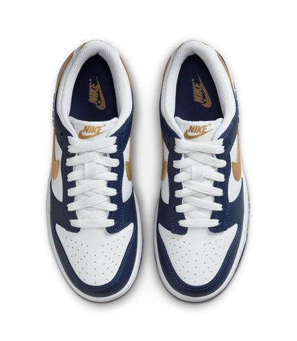 Nike Big Kids Dunk Low - Midnight Navy/Wheat