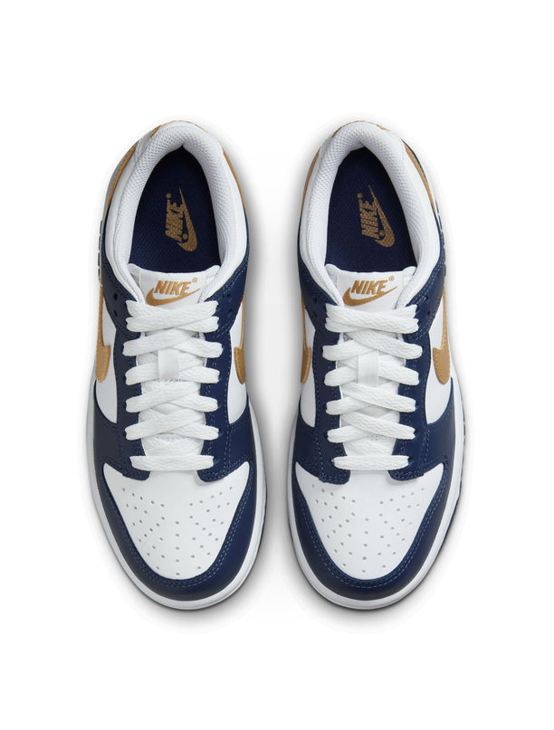 Nike Big Kids Dunk Low - Midnight Navy/Wheat