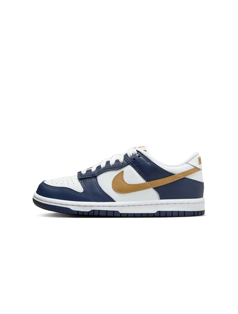 Nike Big Kids Dunk Low - Midnight Navy/Wheat