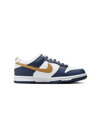 Nike Big Kids Dunk Low - Midnight Navy/Wheat