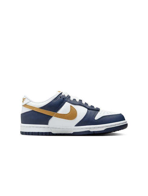 Nike Big Kids Dunk Low - Midnight Navy/Wheat