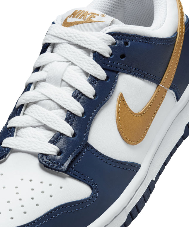 Nike Big Kids Dunk Low - Midnight Navy/Wheat