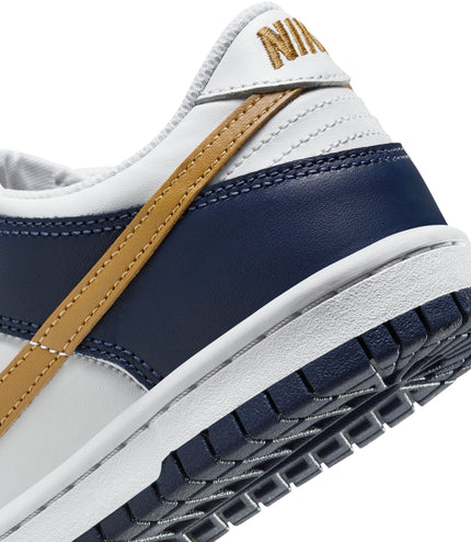 Nike Big Kids Dunk Low - Midnight Navy/Wheat