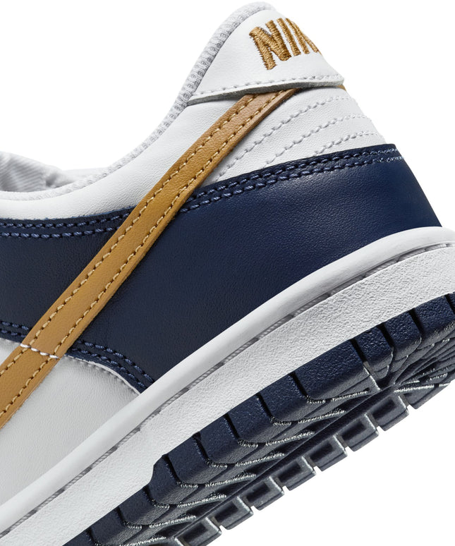 Nike Big Kids Dunk Low - Midnight Navy/Wheat