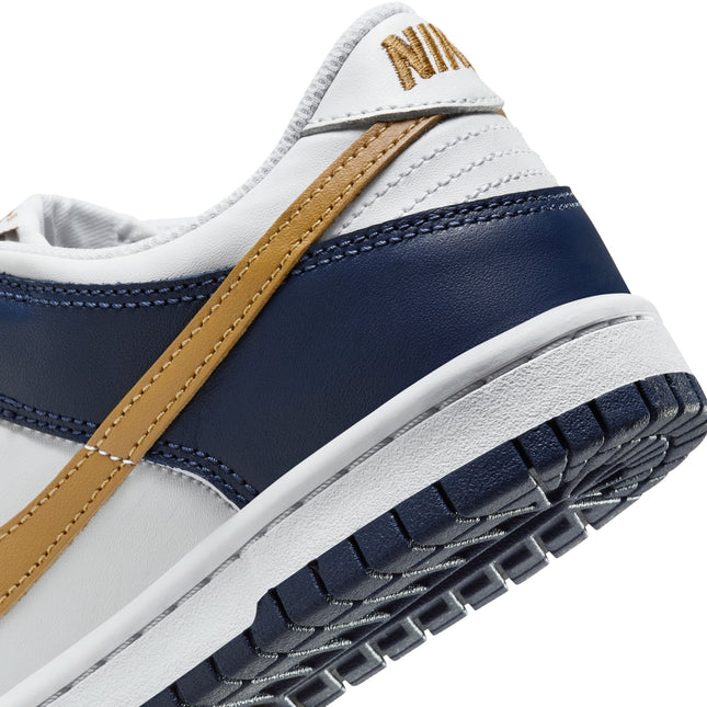 Nike Big Kids Dunk Low - Midnight Navy/Wheat