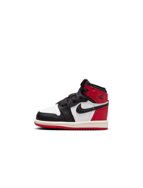 Air Jordan (TD) 1 Retro High OG - Black Toe Reimagined