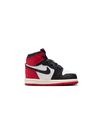 Air Jordan (TD) 1 Retro High OG - Black Toe Reimagined