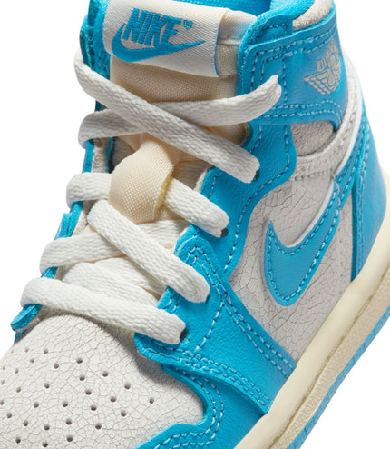 Air Jordan (TD) 1 Retro High OG Azul oscuro/Azul oscuro-Vela