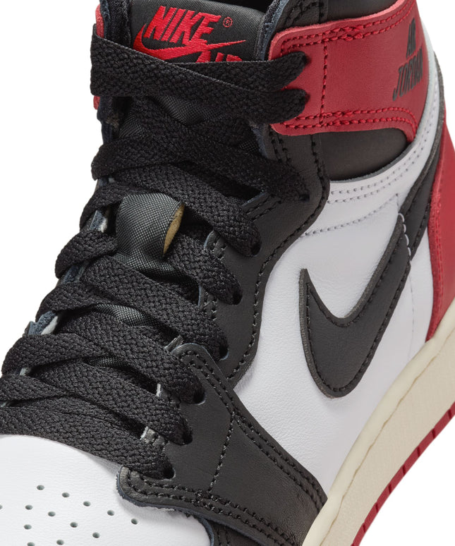 Air Jordan Big Kids 1 High OG - Puntera negra reinventada